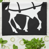 クリスマストナディアタオルカスタムホリデーティータオル キッチンタオル (折り畳み)