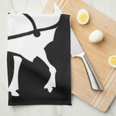 クリスマストナディアタオルカスタムホリデーティータオル キッチンタオル (四つ折り)