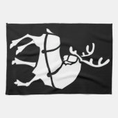 クリスマストナディアタオルカスタムホリデーティータオル キッチンタオル (横)