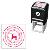 クリスマストナディアファミリー差出人住所 セルフインキングスタンプ (インサイチュ)