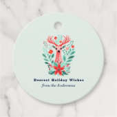 クリスマストナディアフローラミントホリデー フェイバータグ (正面)