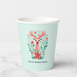 クリスマストナディアフローラミントホリデー 紙コップ