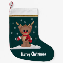 クリスマストナディアホリデーカートゥーンストッキング スモールクリスマスストッキング