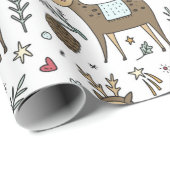 クリスマストナディアホリデーパターン ラッピングペーパー (ロールコーナー)