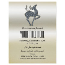 クリスマストナディアホリデーパーティーイベントフライヤー