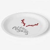 クリスマストナディアホリデー紙プレート ペーパープレート (アングル)