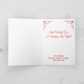 クリスマストナディアホリークラシックエレガント シーズンカード (内部)