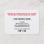 クリスマストナディアミスタントーリース装飾品 割引カード (裏面)