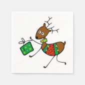 クリスマストナディア紙ナプキンス スタンダードカクテルナプキン (正面)