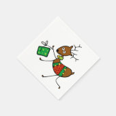 クリスマストナディア紙ナプキンス スタンダードカクテルナプキン (角)