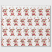 クリスマストナディラッピング紙 ラッピングペーパー (フラット)