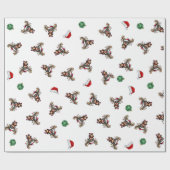 クリスマストナディラッピング紙 ラッピングペーパー (フラット)