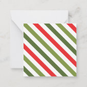 クリスマストピアリーギフトエンクロージャカード ノートカード (裏面)