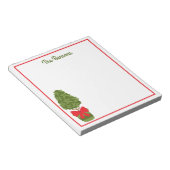 クリスマストピアリーパーソナライズされたメモ帳 ノートパッド (アングル)