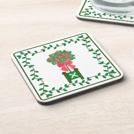 クリスマストピアリーホリーベリーツリートピアリービーヴ コースター