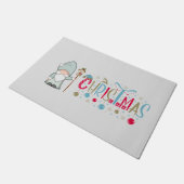 クリスマストメンテ格言 ドアマット (アングル)