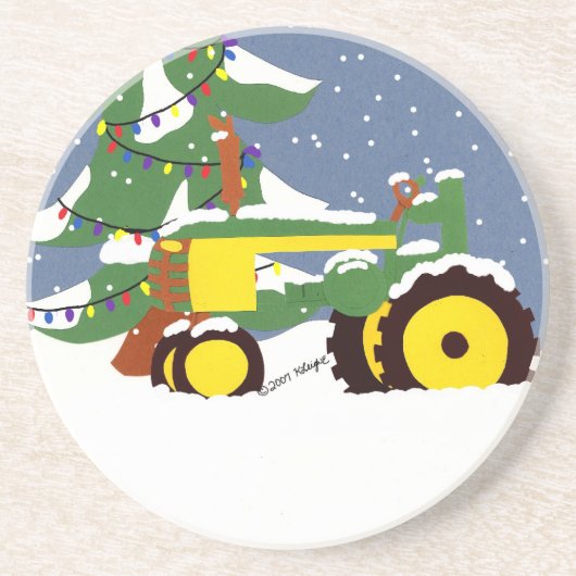 クリスマストラクターとスノーコースター コースター (正面)