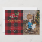 クリスマストラックとバファロー+チェックの写真V (正面)