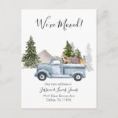 クリスマストラックの移動告知引っ越しました 案内ポストカード (正面)