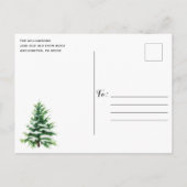 クリスマストラックツリーメリーリトルクリスマス ポストカード (裏面)