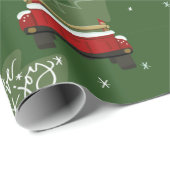 クリスマストラックラッピング紙 ラッピングペーパー (ロールコーナー)