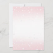 クリスマストラック2つの甘い誕生日パーティー 招待状 (裏面)