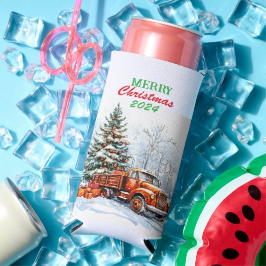 クリスマストラック スリム缶クーラー (インサイチュ 夏)