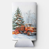 クリスマストラック スリム缶クーラー (裏面)