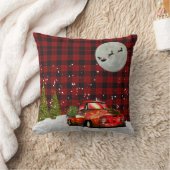 クリスマストラック バッファロープライド デコレーション クッション (ブランケット)