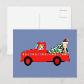 クリスマストラック ポストカード (正面/裏面)