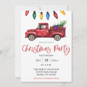 クリスマストラック&ライトクリスマスパーティー 招待状 (正面)