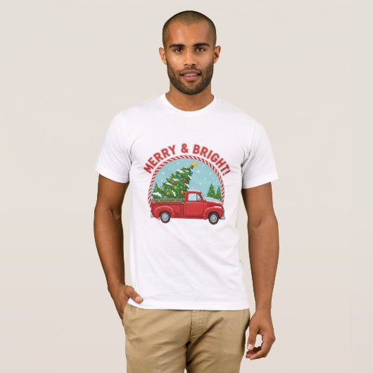 クリスマストラックTシャツ Tシャツ (正面フル)