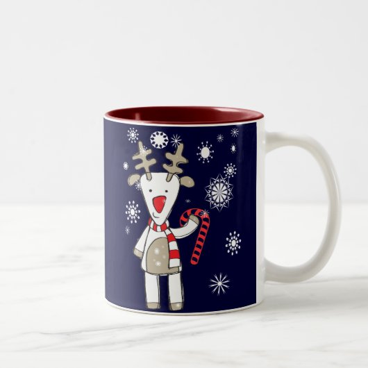 クリスマストラマグ ツートーンマグカップ (右)