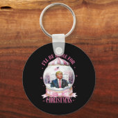 クリスマストランプおもしろいコケットSnの家 キーホルダー (正面)