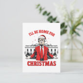 クリスマストランプが勝った成長のために家に帰る ポストカード (スタンド正面)