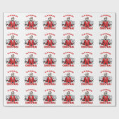 クリスマストランプが勝った成長のために家に帰る ラッピングペーパー (フラット)