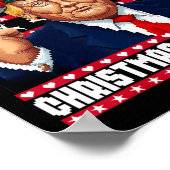 クリスマストランプこれは私の最も醜いクリスマスの汗である ポスター (角)