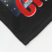 クリスマストランプのためのダディーズホーム1 フリースブランケット (角)