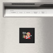 クリスマストランプサンタ食べクロース彼らはクリスマスのRe マグネット (インサイチュ (食洗機))