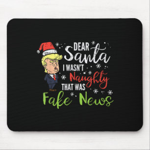 クリスマストランプサン親愛タ偽ニュースおもしろいクリスマス マウスパッド