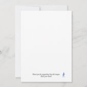 クリスマストランプシーンフェイクステンドグラススタイル 招待状 (裏面)