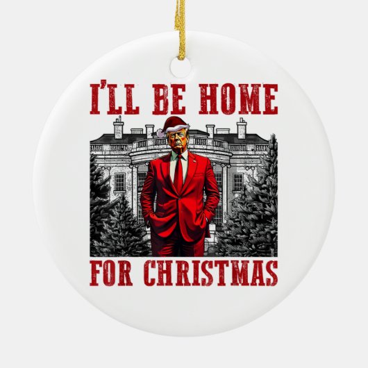 クリスマストランプ2024クリスマスの家に セラミックオーナメント (裏面)