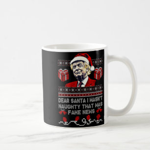 クリスマストランプ サンタ様へ フェイクニュース おもしろ クリスマス プレゼント コーヒーマグカップ