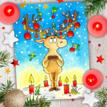 クリスマストリのトナカイ