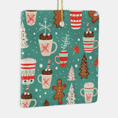 クリスマストリッ子供へト セラミックオーナメント (右)