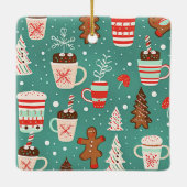 クリスマストリッ子供へト セラミックオーナメント (裏面)