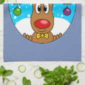 クリスマストリノ キッチンタオル (折り畳み)
