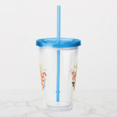 クリスマストリートジンジャーブレッドマンキャンディケーン アクリルタンブラー (右)