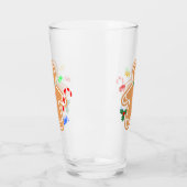 クリスマストリートジンジャーブレッドマンキャンディケーン タンブラーグラス (左)