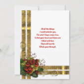 クリスマストリートフラットホリデーカード シーズンカード (裏面)